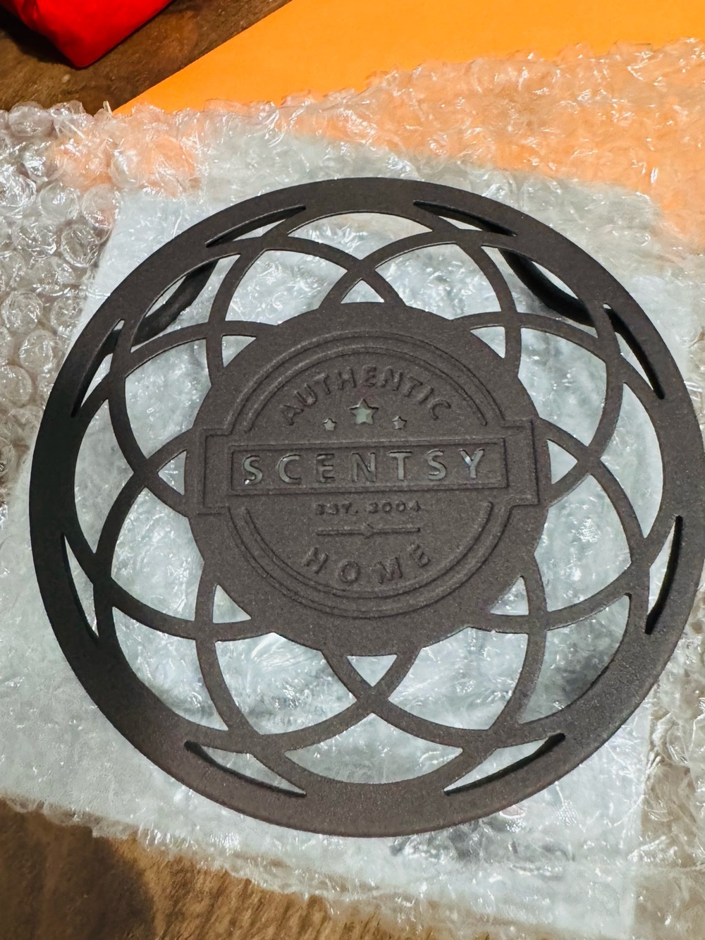 Scentsy Round Decorative Trivet with Logo